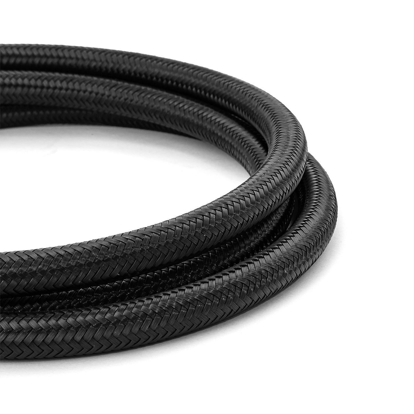 Speedmaster 1-339-008-05 -6 AN Braided Black Nylon Hose Line [20 Ft. Length]