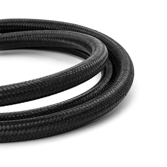 Speedmaster 1-339-009-05 -8 AN Braided Black Nylon Hose Line [20 Ft. Length]