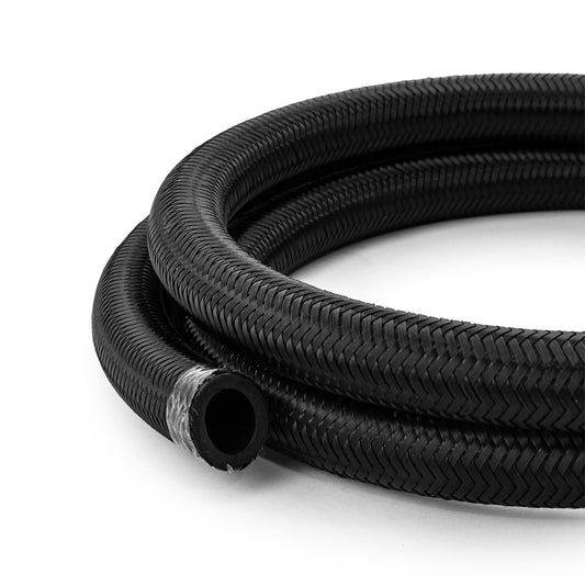 Speedmaster 1-339-010-02 -10 AN Braided Black Nylon Hose Line [6 Ft. Length]