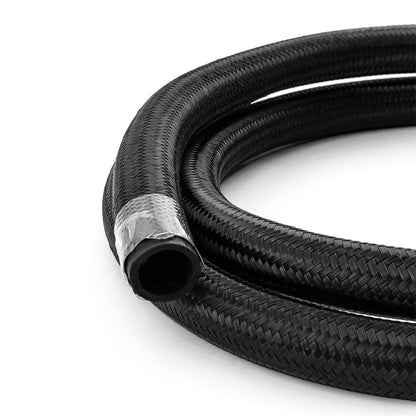 Speedmaster 1-339-011-05 -12 AN Braided Black Nylon Hose Line [20 Ft. Length]
