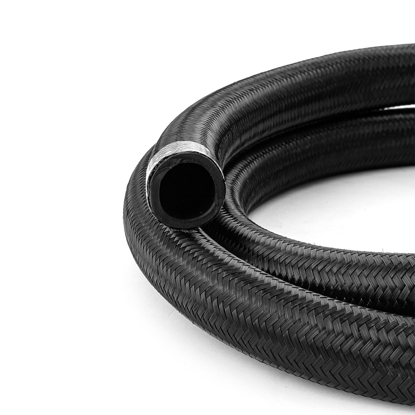 Speedmaster 1-339-012-02 -16 AN Braided Black Nylon Hose Line [6 Ft. Length]