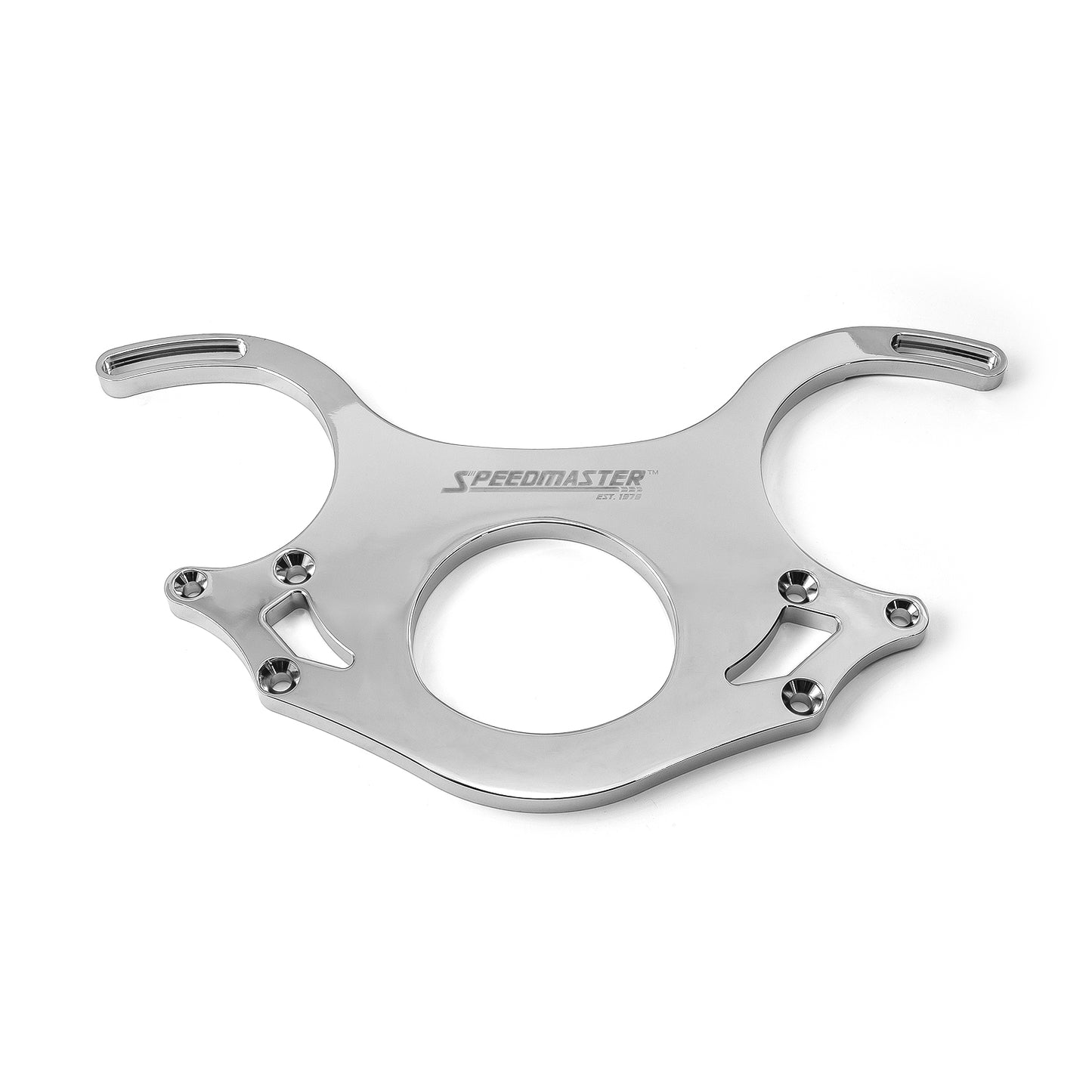 Speedmaster 1-415-002-01 Fits Chevy BBC 454 Aluminum Serpentine Complete Engine Pulley Kit [Polished]