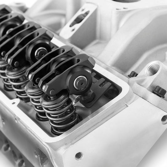 Speedmaster 1-435-004 Fits Chevy SBC 350 Straight Cylinder Head Top End Engine Combo Kit [Hydraulic Flat Tappet]