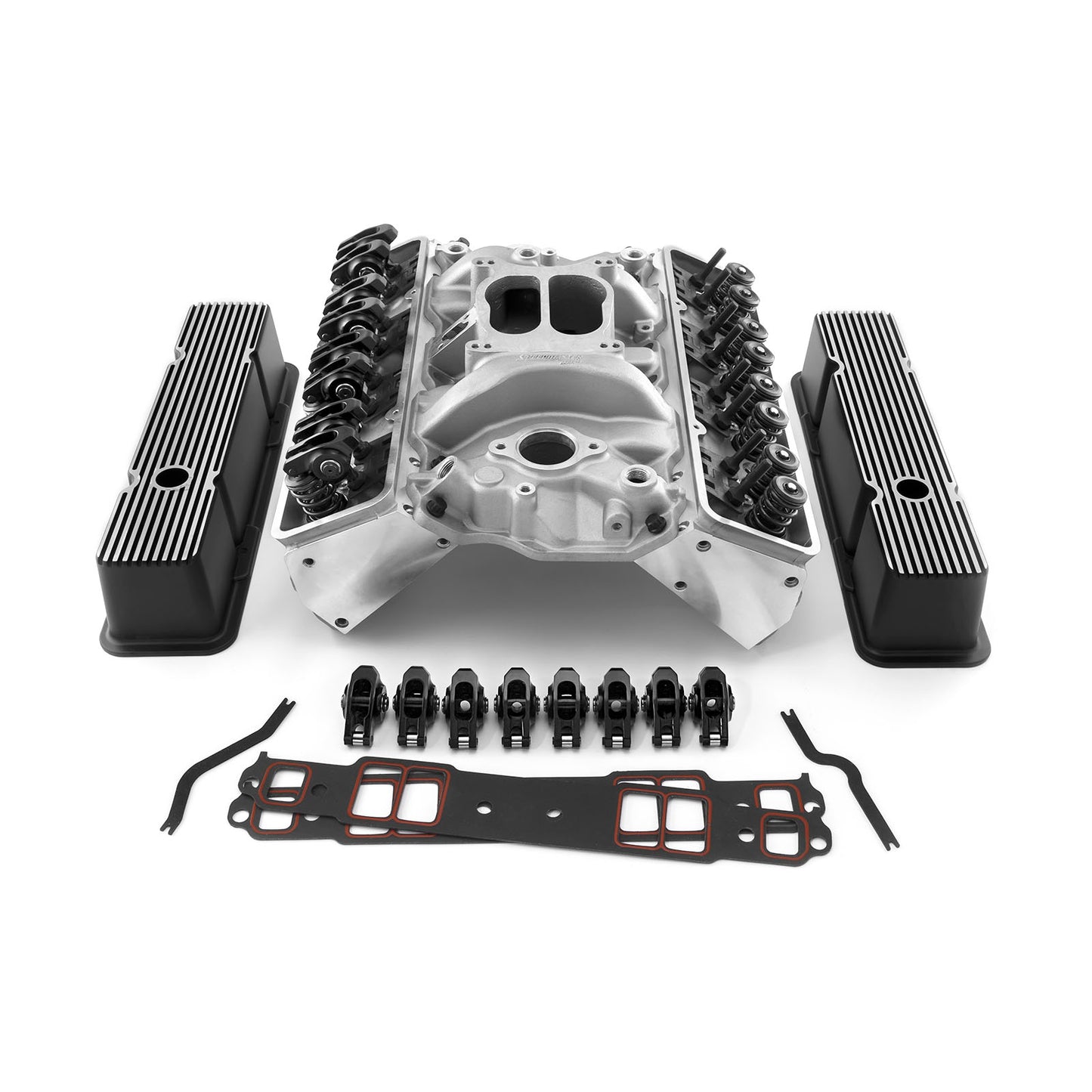 Speedmaster 1-435-004 Fits Chevy SBC 350 Straight Cylinder Head Top End Engine Combo Kit [Hydraulic Flat Tappet]