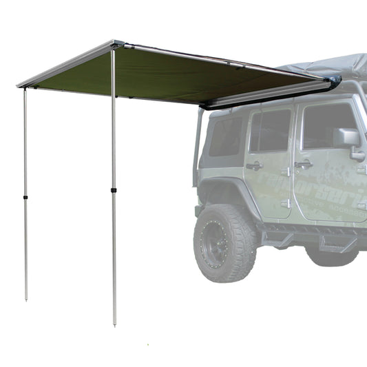 Raptor Series OffGrid Retractable Pull Out Roof Top Awning Sun Shade Shelter 8.2ft x 6.5ft 100000-000300