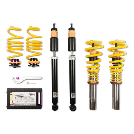 KW Suspensions 10210075 KW V1 Coilover Kit - Audi A4 S4 (8K/B8) without electronic damping control