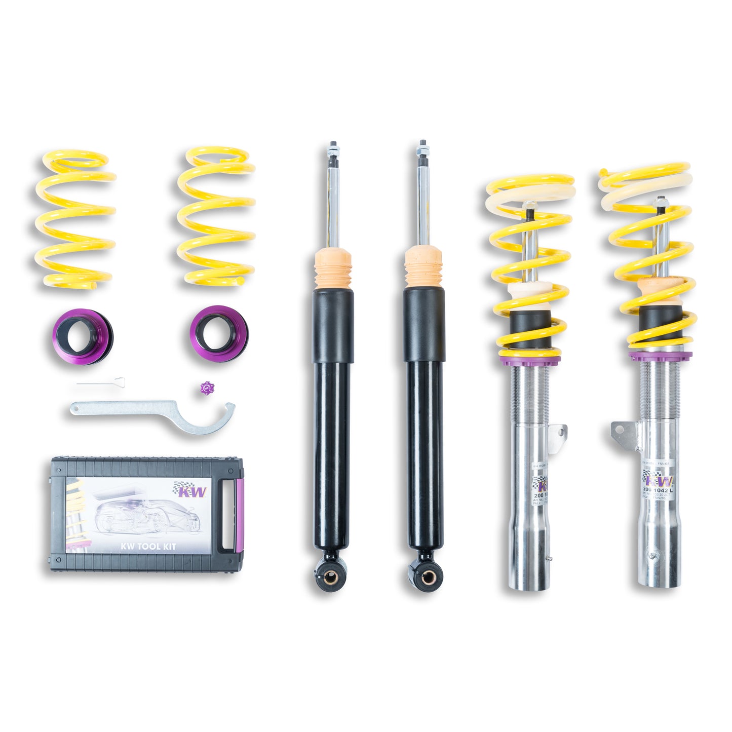 KW Suspensions 102200BN KW V1 Coilover Kit - BMW X1 (F48); BMW X2 (F39); Mini Cooper Clubman (F54); Mini Countryman(F60); without electronic dampers