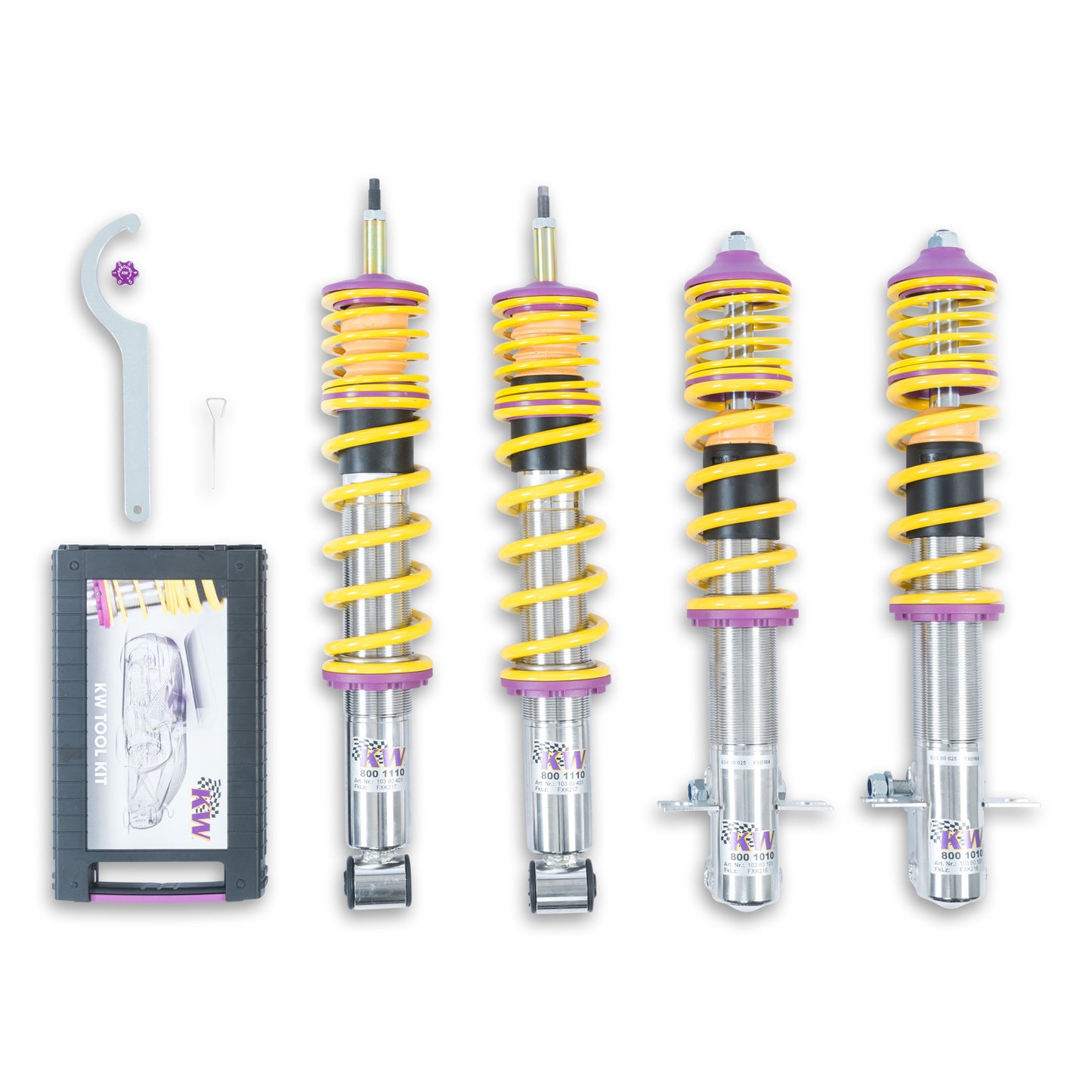 KW Suspensions 10280001 KW V1 Coilover Kit - VW Golf I / Jetta I (155) Convertible