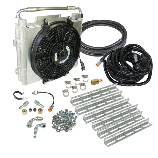 BD Diesel Xtrude Double Stacked Transmission Cooler Kit - Universal 5/8in Tubing 1030606-DS-58