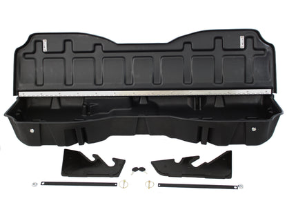 DU-HA 10307 Chevrolet/GMC Lockbox - Underseat Storage Console Organizer And Gun Case With Lockable Lid - Black