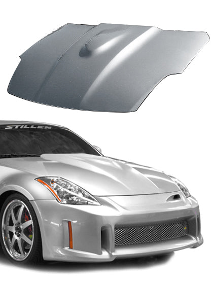 2003-2006 Nissan 350Z [Z33] Power Hood [Fiberglass Series 1] - 1035007