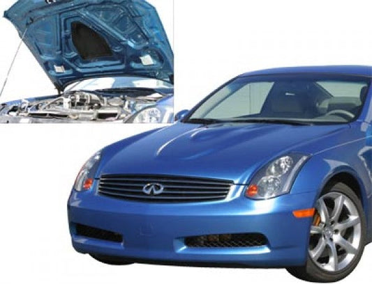 2003-2007 Infiniti G35 Coupe Power Hood [Fiberglass] - 1036007
