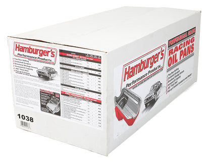 HAMBURGER'S PERFORMANCE PRODUCTS ECONO-SERIES OIL PAN; SB CHEVY (305-350) 1986-99- DRAG RACE; 7 QTS.; WET SUMP 1038
