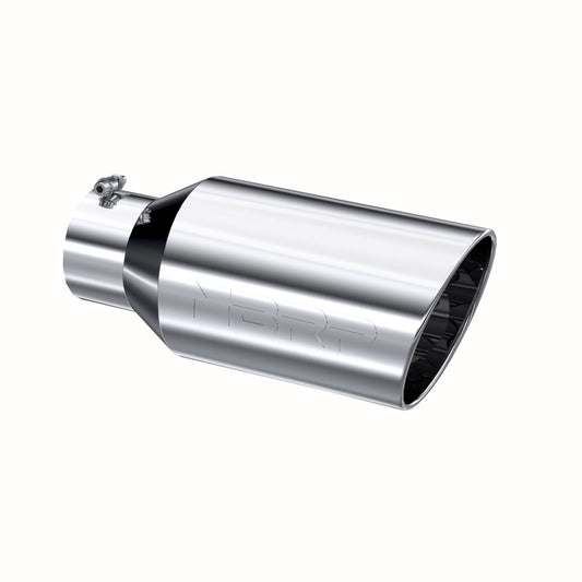 MBRP Exhaust Tip; 8in. O.D.; Rolled End; 5in. inlet 18in. in length; T304 T5129