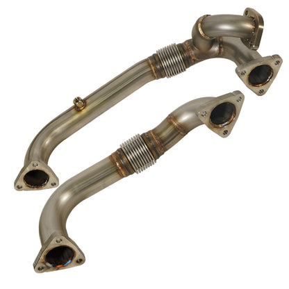 BD Diesel Exhaust Manifold & Up-Pipes Set Powerstroke 6.4L Ford 2008-2010 F-Ser SuperDuty 1041484