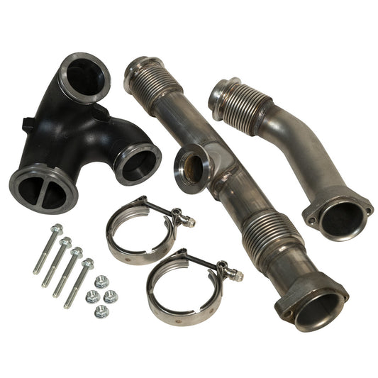 BD Diesel 6.0L Powerstroke Up-Pipes Kit w/EGR Connector - Ford 2004.5-2007 1043918