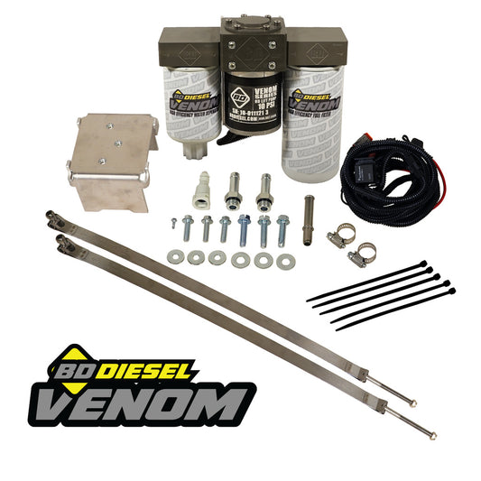 BD Diesel Venom Duramax Fuel Lift Pump c/w Filter & Separator - Chevy 2011-2016 6.6L 1050323