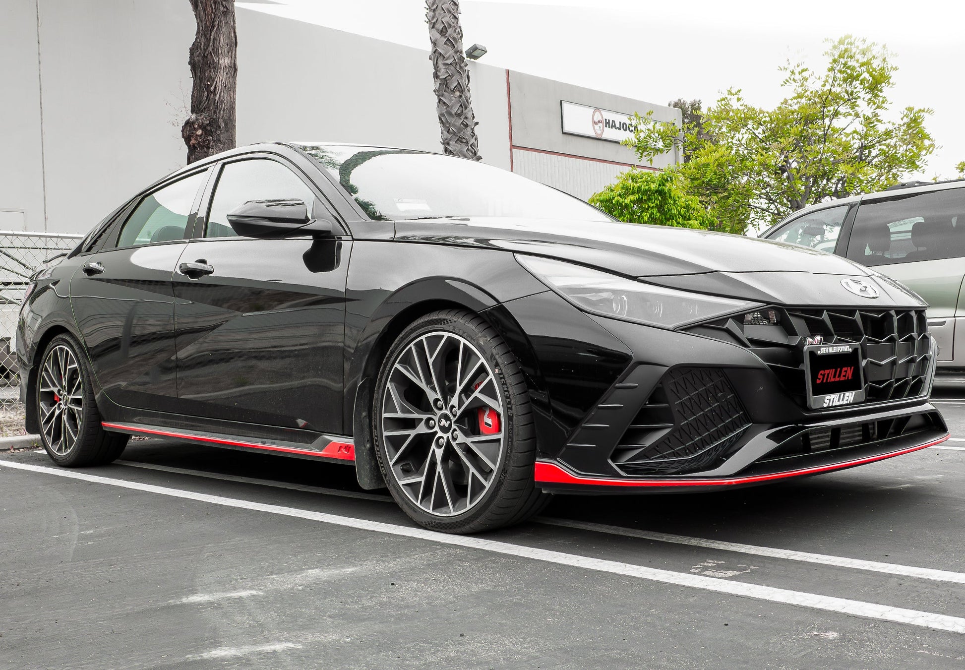 '+2022 Hyundai Elantra N STILLEN Front License Plate Relocator - 105425