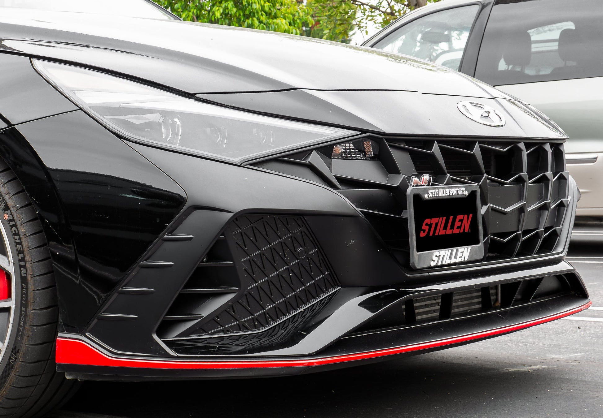 '+2022 Hyundai Elantra N STILLEN Front License Plate Relocator - 105425