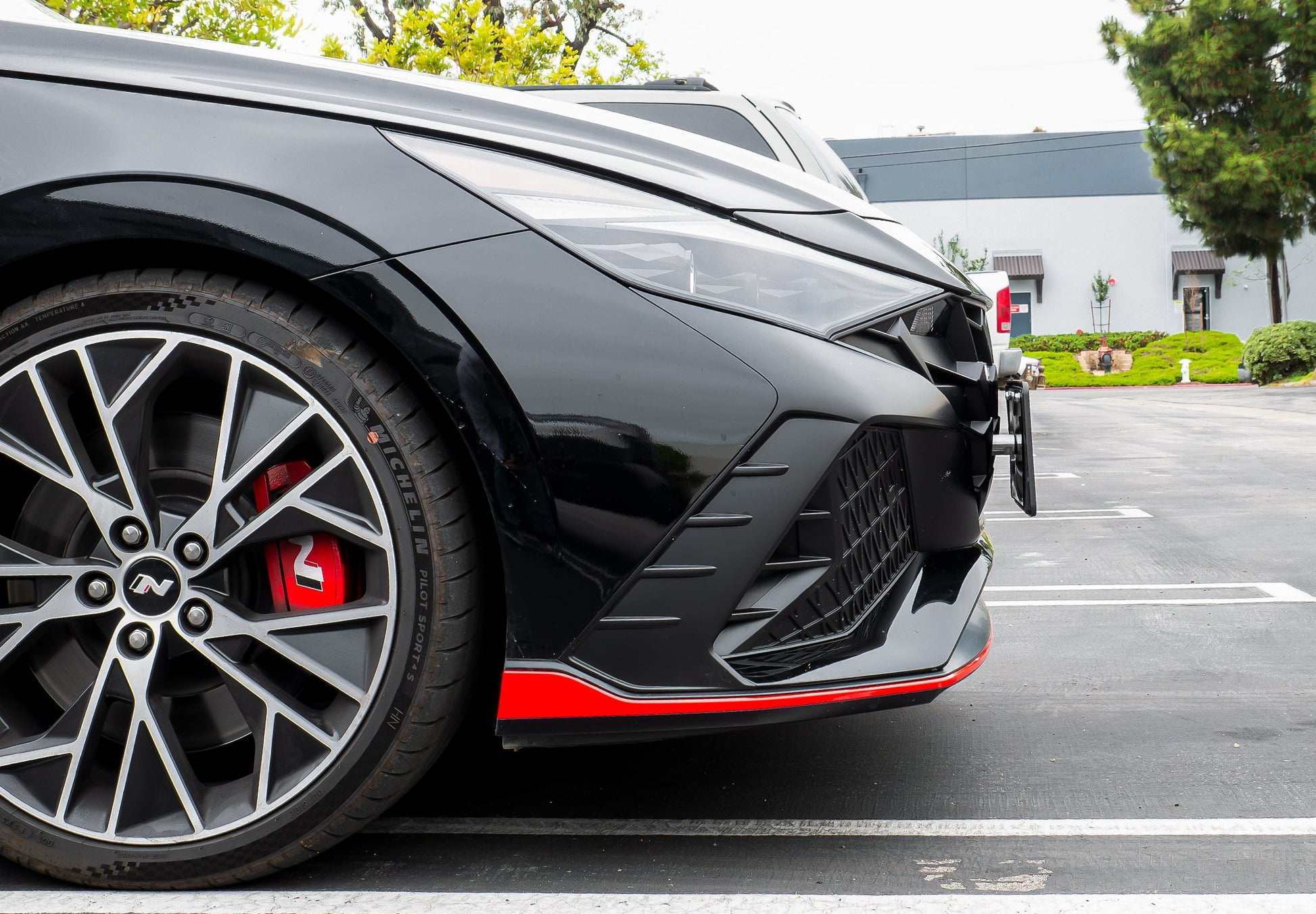 '+2022 Hyundai Elantra N STILLEN Front License Plate Relocator - 105425