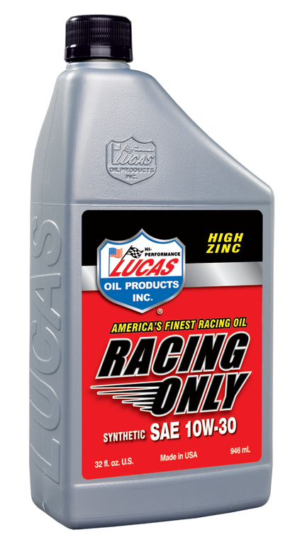 Lucas Oil Products Synthetic SAE 10W-30 Racing Only 10610
