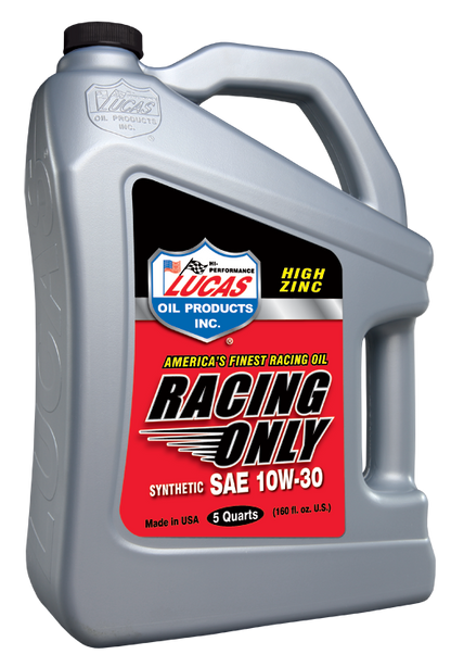 Lucas Oil Products Synthetic SAE 10W-30 Racing Only 10611