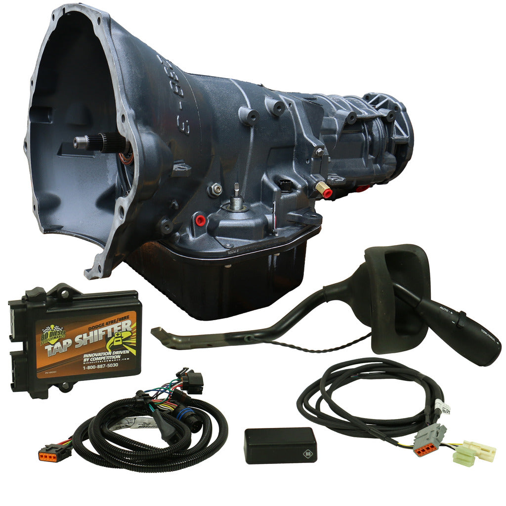 BD Diesel Dodge Trans Stage 5 Kit c/w Tap Shifter & Billet Input - 2003-2004 48RE 4wd 1064194BFT