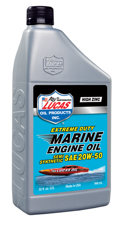 Lucas Oil Products Marine Semi-Synthetic SAE 20W-50 Engine Oil 10654