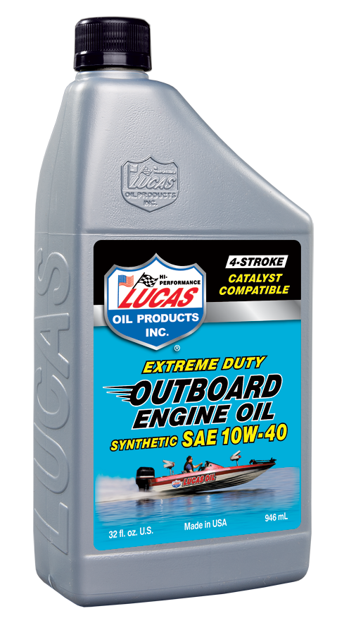 Lucas Oil Products Outboard Engine Oil Synthetic 10W-40 10662