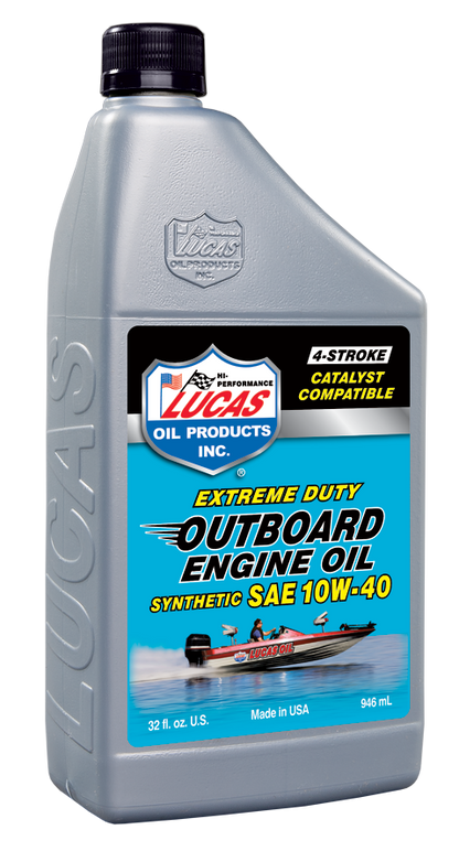 Lucas Oil Products Outboard Engine Oil Synthetic 10W-40 10662