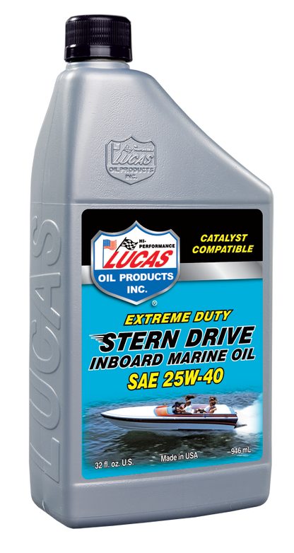 Lucas Oil Products Stern Drive Inboard Engine Oil SAE 25W-40 10677