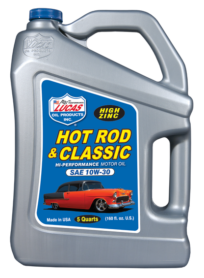 Lucas Oil Products Hot Rod & Classic Car HP Motor Oil SAE 10W-30 10679