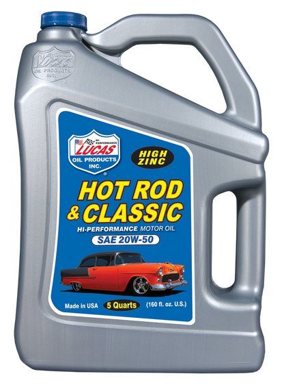 Lucas Oil Products Hot Rod & Classic Car HP Motor Oil SAE 20W-50 10684