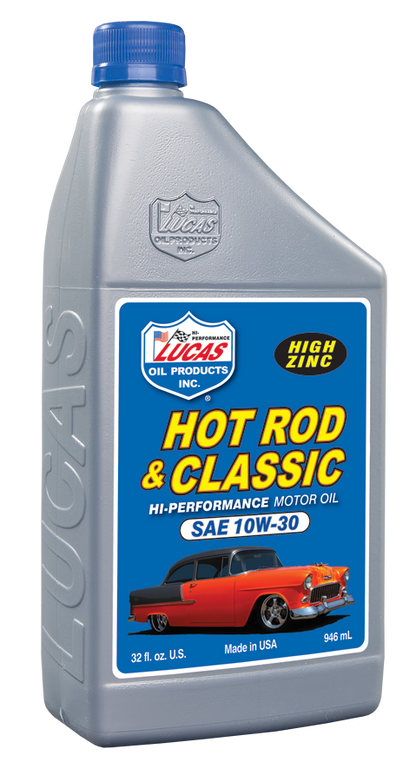 Lucas Oil Products Hot Rod & Classic Car HP Motor Oil SAE 10W-30 10687