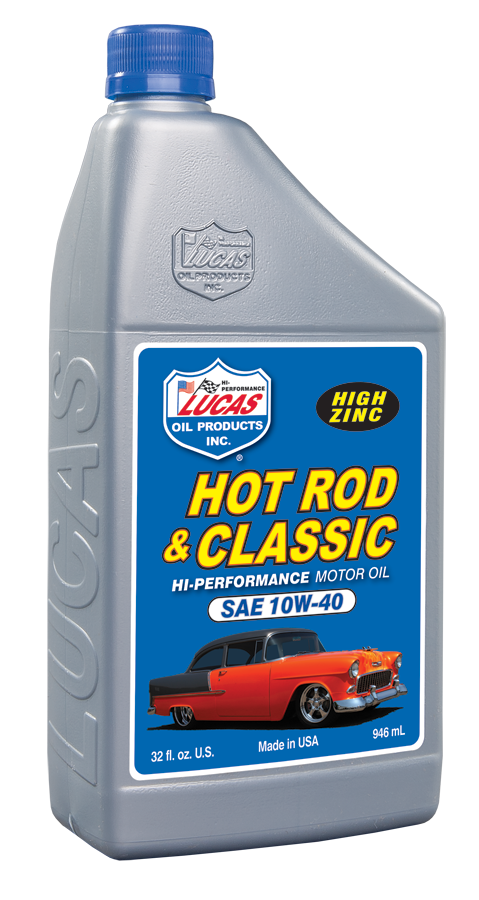 Lucas Oil Products Hot Rod & Classic Car HP Motor Oil SAE 10W-40 10688