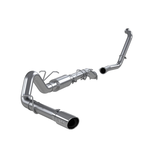 MBRP Exhaust 4in. Turbo Back; Single Side (Stock Cat) Exit; AL S6206AL