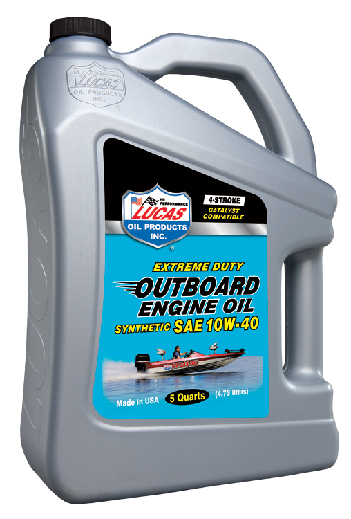 Lucas Oil Products Outboard Engine Oil Synthetic 10W-40 10813