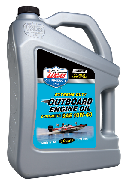 Lucas Oil Products Outboard Engine Oil Synthetic 10W-40 10813