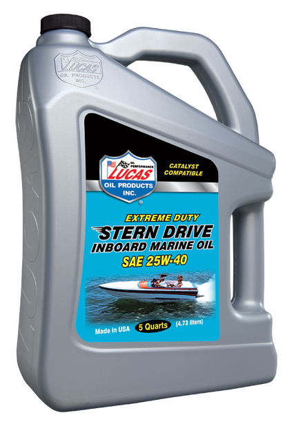 Lucas Oil Products Stern Drive Inboard Engine Oil SAE 25W-40 10814