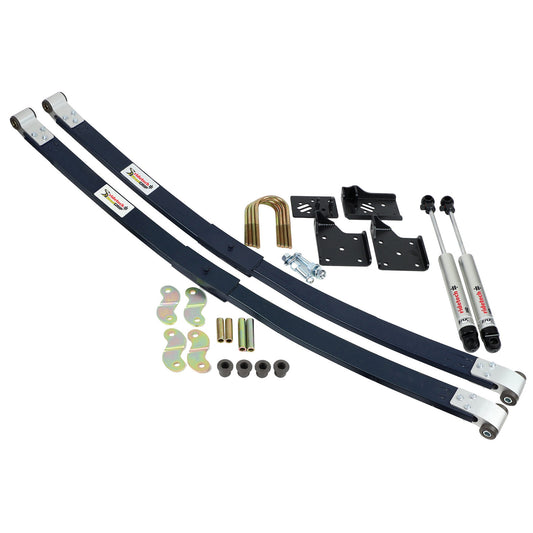 Ridetech Composite leaf springs and HQ shocks for 1955-1957 Bel Air. 11014810