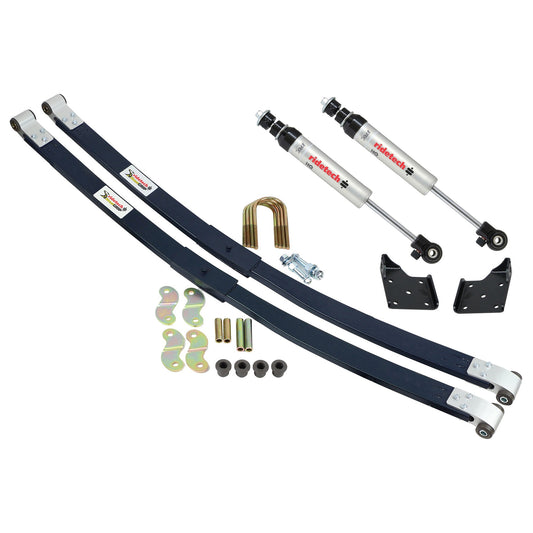 Ridetech Composite leaf springs and HQ shocks for 1955-1957 Chevy Wagon. 11024810