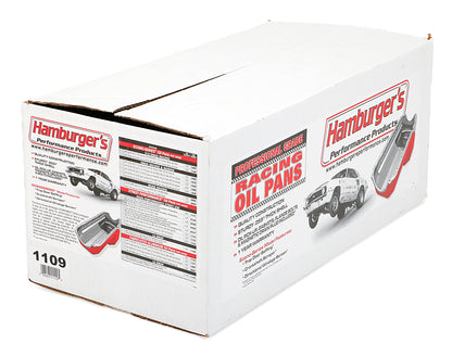 HAMBURGER'S PERFORMANCE PRODUCTS ECONO-SERIES OIL PAN; CHEVY 305-350 86-00 ENGINE INTO S10 SWAP; 7 QT; WET SUMP 1109