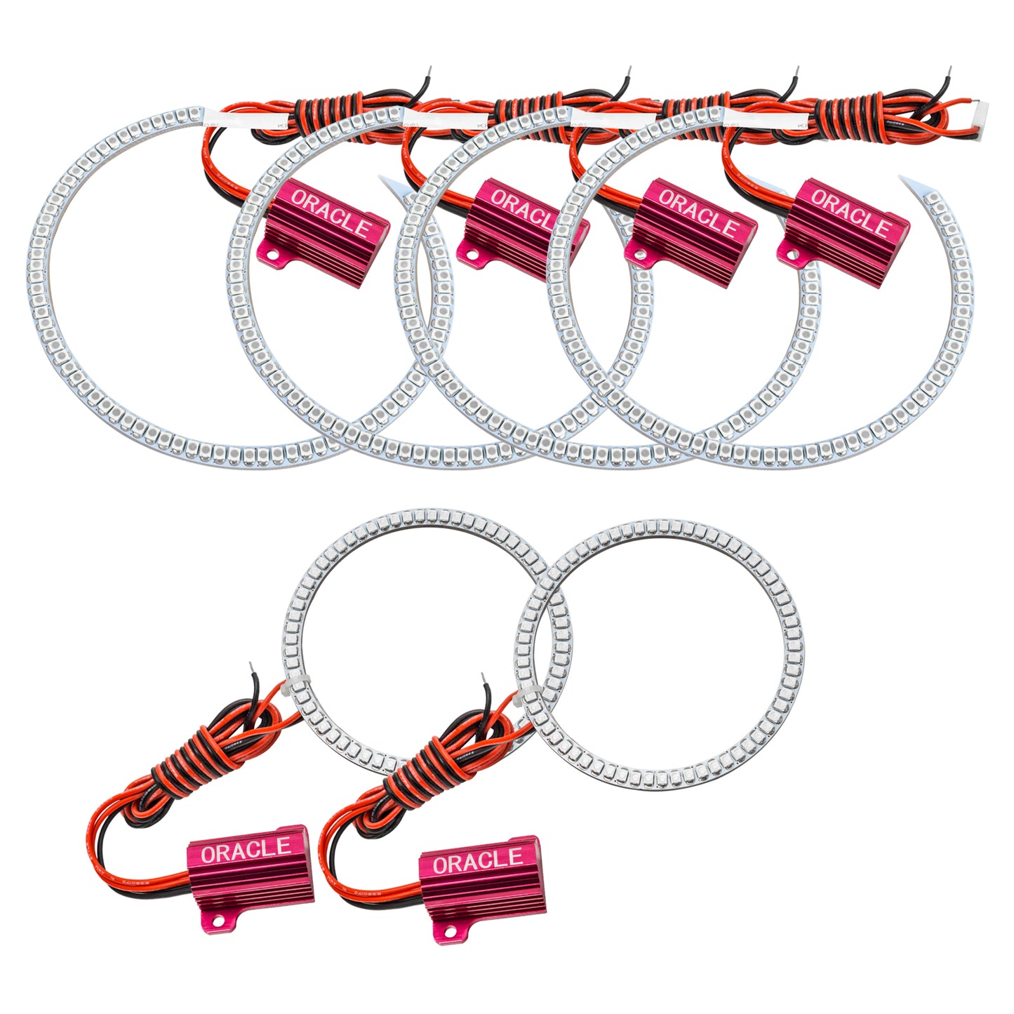 Oracle Lighting 1118-001 - Dodge Charger 2005-2010 ORACLE LED Triple Ring Halo Kit