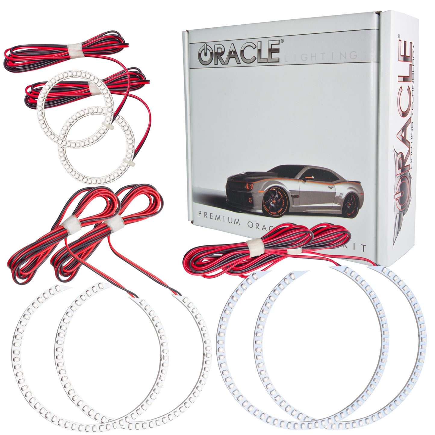 Oracle Lighting 1118-003 - Dodge Charger 2005-2010 ORACLE LED Triple Ring Halo Kit