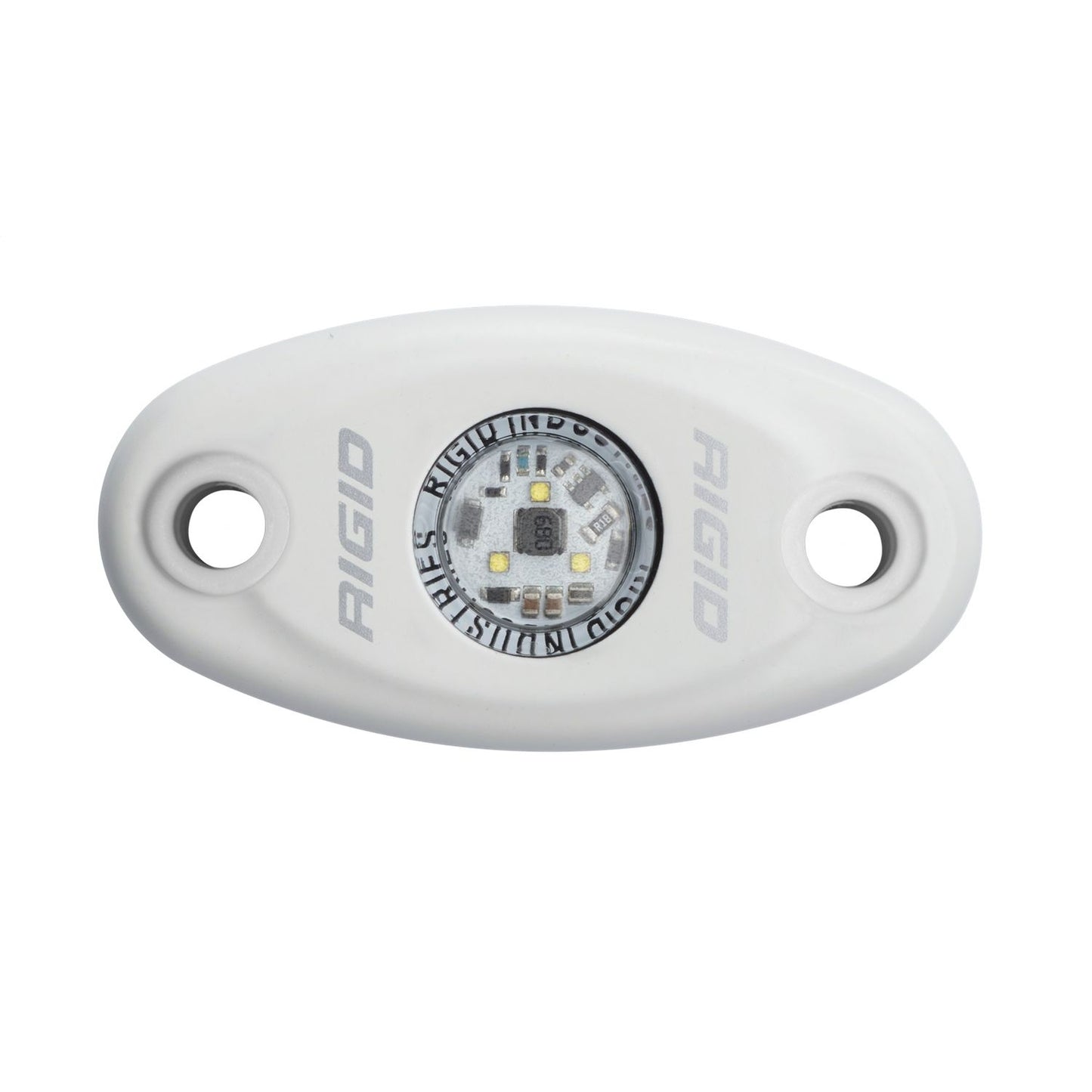 RIGID Industries A-Series LED Light Low Power Cool White White Housing Single 480153