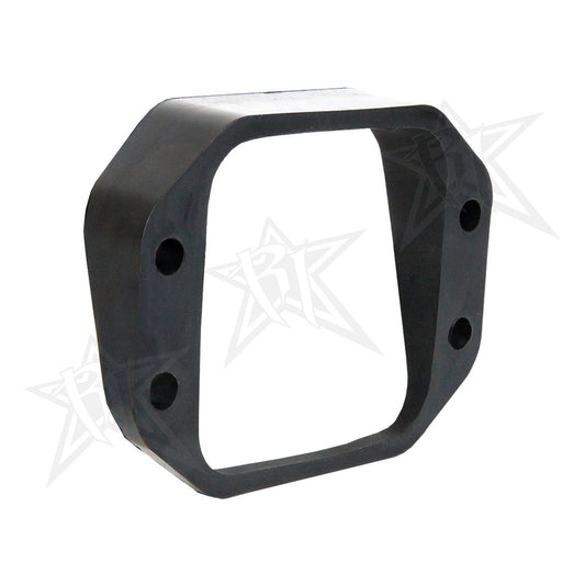 RIGID Industries D-Series 15 Degree Up or Down Angled Flush Mount Gasket Black 49000