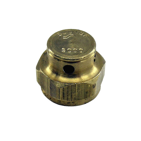 Nitrous Express SAFETY BLOW-OFF CAP (3000 PSI) FITS OLD STYLE BRASS VALVES WITH MALE THREADS NX-11705