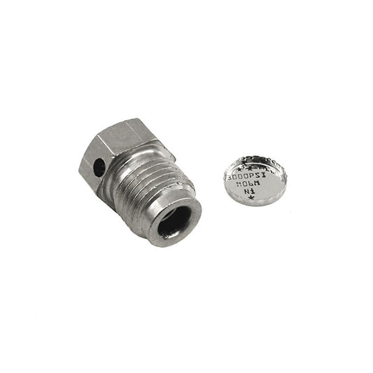 Nitrous Express BLOW OFF (3000PSI) FITS ALL NX CHROME AND DF5 VALVES W/ FEMALE THREADS NX-11707