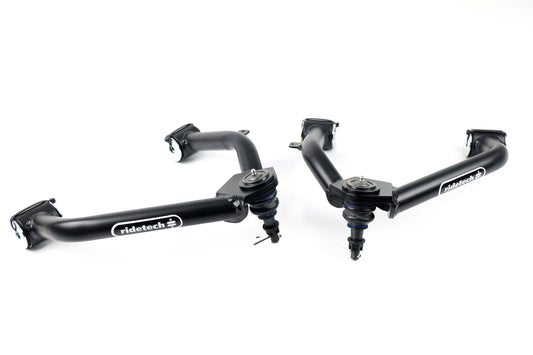 Ridetech Front upper StrongArms for 2014-2018 Silverado 1500 w/ OE stamped or alu. arms. 11713699