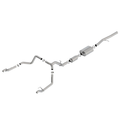 Borla Silverado/ Sierra 1500 2019-2022 Cat-Back(tm) Exhaust System S-Type 140773